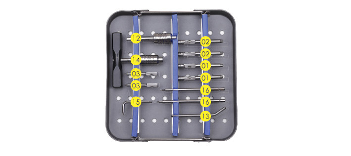 Gather SS Orthopedic Surgical Instruments For Locking Plates