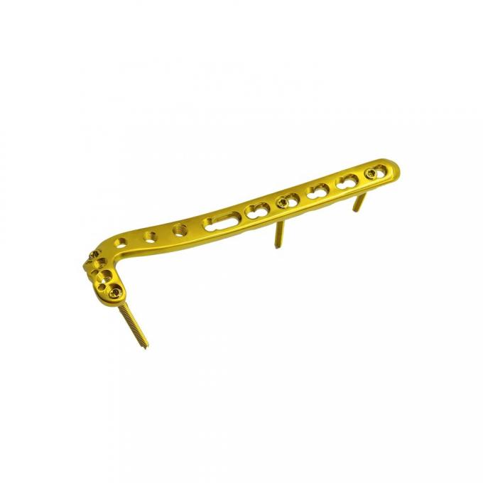 Stainless Steel / Titanium Distal Tibial Fracture Plate Femoral Medical Implant 0