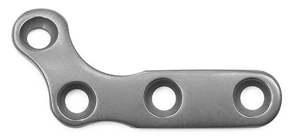 Curved 120 Degree Phalange Titanium Plates For Orthopedic Surgery CE ISO 13485 0