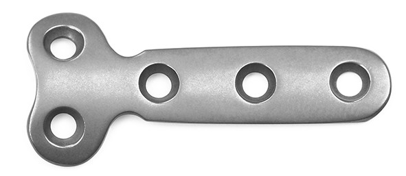 T Shaped Metacarpal Plates Titanium Locking Plate Thickness 1.2mm 0
